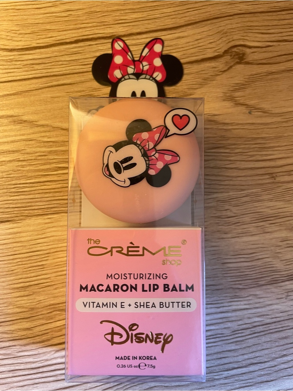Crème Shop Disney Minnie Pink Macaron Lip Balm New